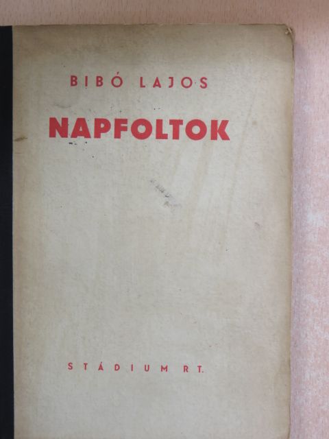 Bibó Lajos - Napfoltok [antikvár]