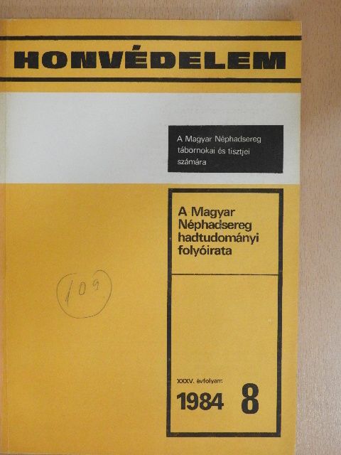 Bíró József - Honvédelem 1984/8 [antikvár]