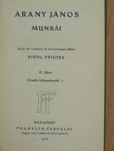Arany János - Arany János munkái II. [antikvár]