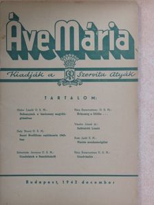 Boér Judit S. M. - Áve Mária 1942. december [antikvár]