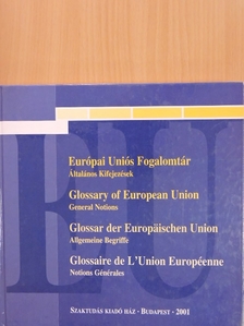 Balázs Péter - Európai Uniós Fogalomtár [antikvár]