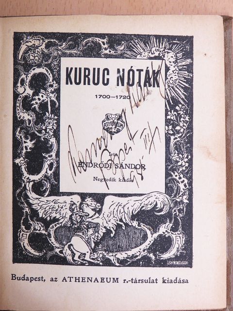 Endrődi Sándor - Kuruc nóták [antikvár]