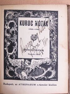 Endrődi Sándor - Kuruc nóták [antikvár]