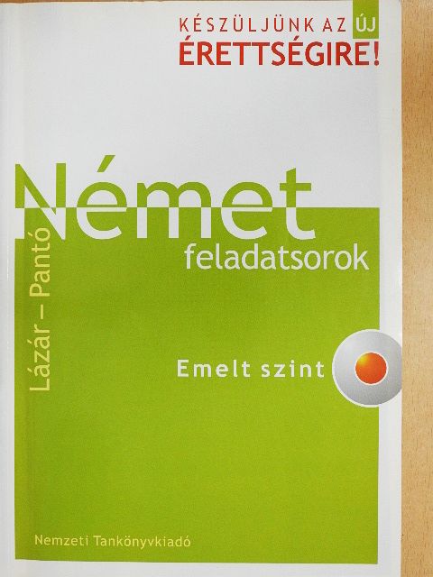 Lázár Györgyné - Német feladatsorok - CD-vel [antikvár]