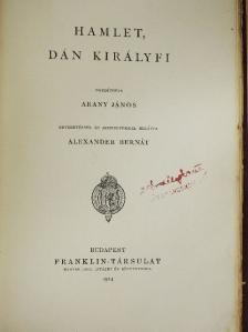 William Shakespeare - Hamlet, dán királyfi [antikvár]