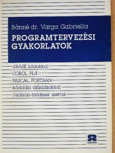 Bánné dr. Varga Gabriella - Programtervezési gyakorlatok [antikvár]