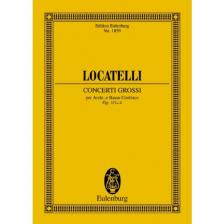 LOCATELLI - CONCERTI GROSSI PER ARCHI, E BASSO CONTINUO OP.1/1-4 POCKET SCORE (AGNESE PAVANELLO)