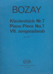 BOZAY ATTILA - VII.ZONGORADARAB OP.30b/1