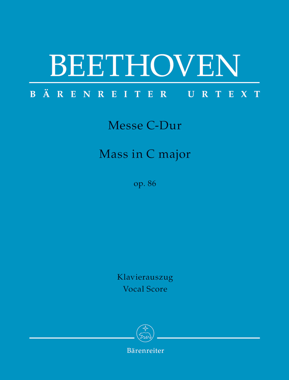 BEETHOVEN - MESSE C-DUR OP.86, KLAVIERAUSZUG