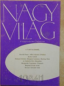 Antón Arrufat - Nagyvilág 1984. január [antikvár]
