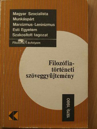 Dr. Simon Endre - Filozófiatörténeti szöveggyűjtemény 1979-1980. [antikvár]
