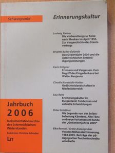 Brigitte Bailer-Galanda - Dokumentationsarchiv des österreichischen Widerstandes Jahrbuch 2006 [antikvár]