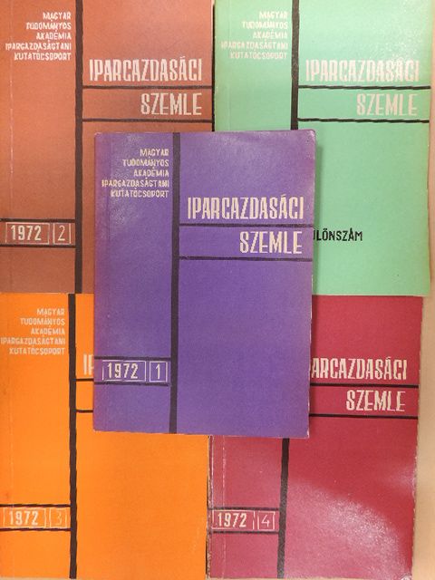 A. Kolobov - Ipargazdasági szemle 1972/1-4., Különszám [antikvár]