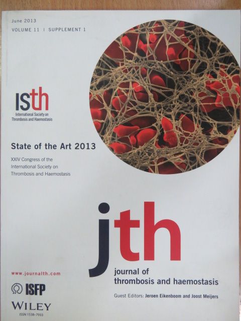 D. Lillicrap - Journal of thrombosis and haemostasis June 2013 [antikvár]