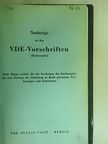 Nachträge zu den VDE-Vorschriften [antikvár]