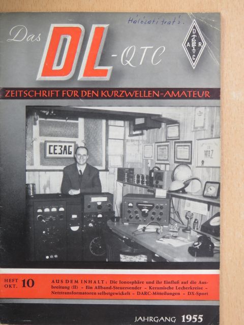 Dr. G. Lange-Hesse - Das DL-QTC Oktober 1955 [antikvár]