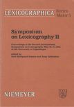 Karl Hyldgaard-Jensen (szerk.), Arne Zettersten (szerk.) - Symposium on Lexicography II [antikvár]