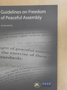 Guidelines on Freedom of Peaceful Assembly [antikvár]