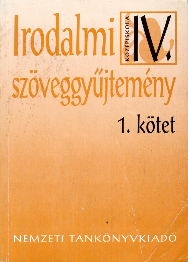 Madocsai László - Irodalmi szöveggyűjtemény IV/1. [antikvár]