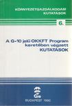 Bócz Károly - A G-10 jelű OKKFT Program keretében végzett kutatások [antikvár]