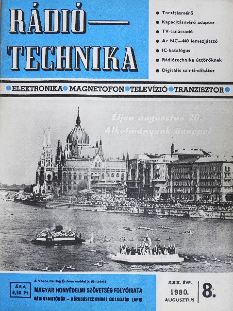 Bassó Andor - Rádiótechnika 1980. augusztus [antikvár]
