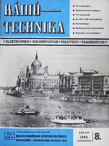 Bassó Andor - Rádiótechnika 1980. augusztus [antikvár]