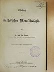 Dr. Joh. Ev. Pruner - Lehrbuch der katholischen Moraltheologie (gótbetűs) [antikvár]