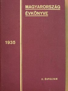 Magyarország Évkönyve 1935 [antikvár]