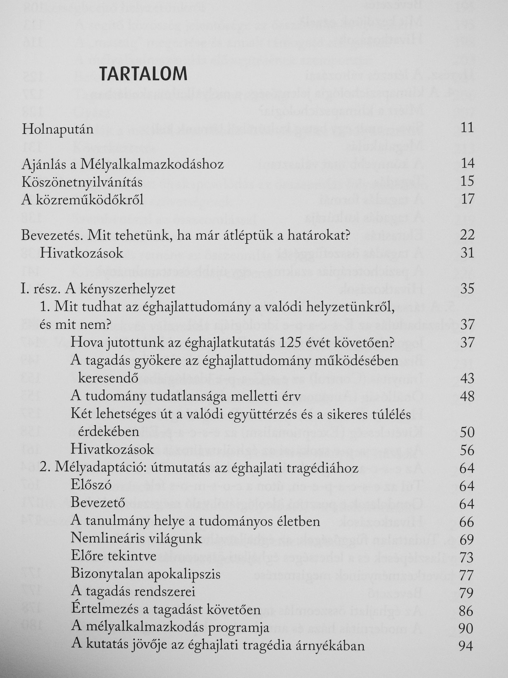 Mélyalkalmazkodás [antikvár]