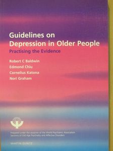 Cornelius Katona - Guidelines on Depression in Older People [antikvár]