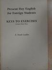 E. Frank Candlin - Present Day English for Foreign Students - Keys to Exercises - Students' Book Three [antikvár]