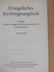 Evangelisches Kirchengesangbuch [antikvár]