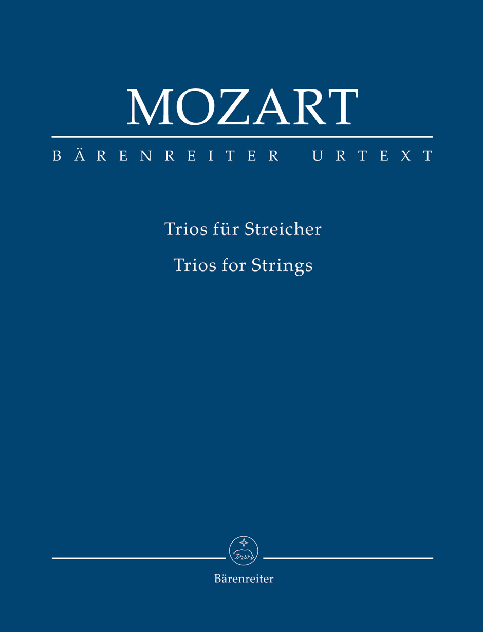 MOZART, W,A, - TRIOS FÜR STREICHER STUDIENPARTITUR URTEXT (DIETRICH BERKE)