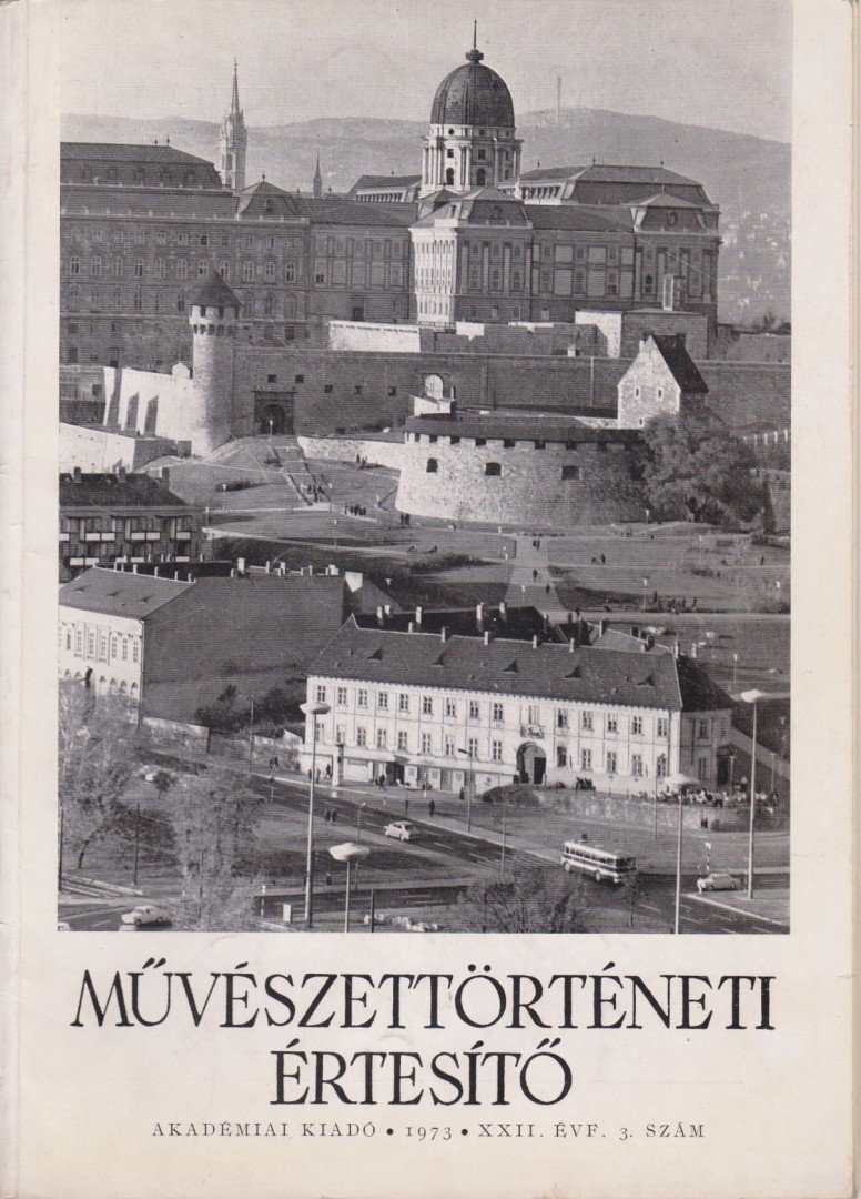 Pogány Ö. Gábor dr. - Művészettörténeti értesítő XXII. évf. 3. szám [antikvár]