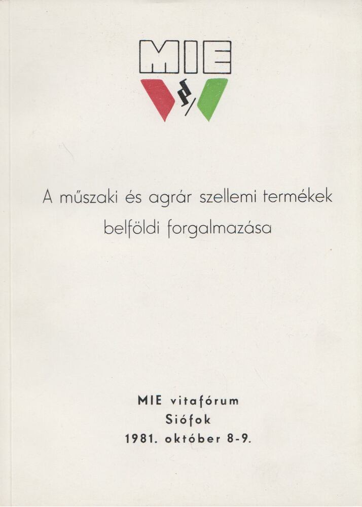 LONTAI ENDRE - A műszaki és agrár szellemi termékek belföldi forgalmazása [antikvár]