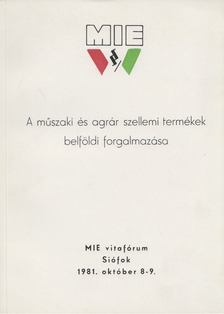 LONTAI ENDRE - A műszaki és agrár szellemi termékek belföldi forgalmazása [antikvár]
