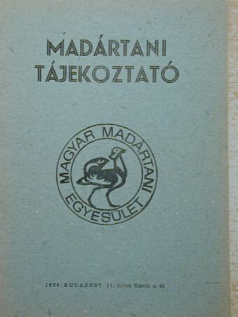Bárdos Deák Péter - Madártani tájékoztató 1984. október-november-december [antikvár]