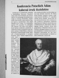 Baranya Pál - A Kalocsa-Kecskeméti Főegyházmegye Kalendáriuma a 2005. évre [antikvár]