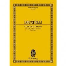 LOCATELLI - CONCERTI GROSSI PER ARCHI, E BASSO CONTINUO OP.1/9-12 POCKET SCORE (AGNESE PAVANELLO)