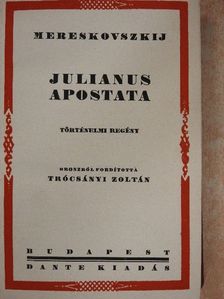 Mereskovszkij - Julianus apostata [antikvár]