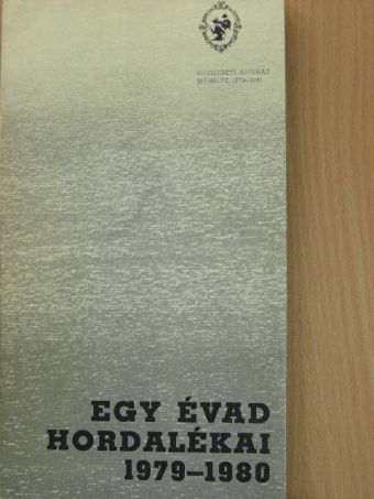 Egy évad hordalékai 1979/80 [antikvár]