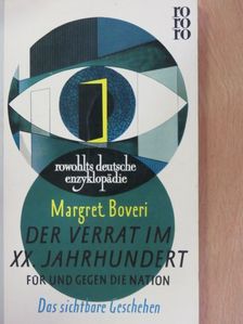 Margret Boveri - Der Verrat im 20. Jahrhundert I. [antikvár]