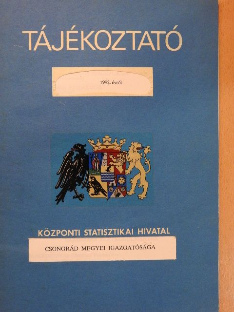 Donkáné Verebes Éva - Tájékoztató 1992. évről [antikvár]