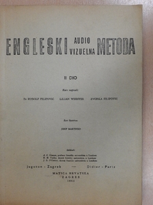 Dr. Rudolf Filipovic - Engleski audio vizuelna metoda II [antikvár]