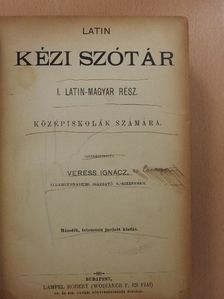Latin kézi szótár I-II. (rossz állapotú) [antikvár]