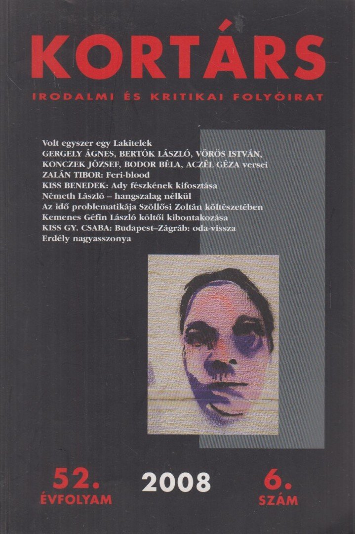 Kis Pintér Imre - Kortárs 2008/6. [antikvár]