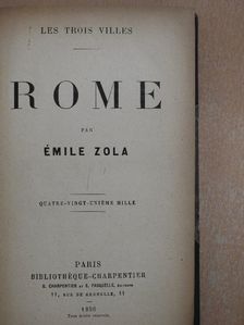 Émile Zola - Rome [antikvár]
