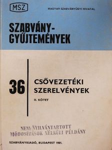 Csővezetéki szerelvények II. [antikvár]