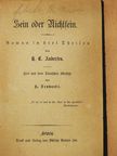 H. C. Andersen - Sein oder Nichtsein (gótbetűs) [antikvár]