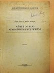 Német nyelvi szakszöveggyűjtemény [antikvár]